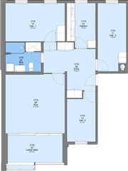 4 værelser for 7.306 kr. pr. måned