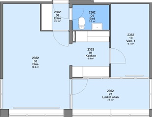 Lejlighed til 4.220 kr.