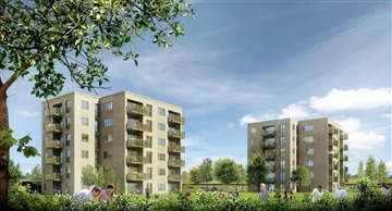 Moderne lejlighed på Dæmningen
