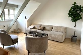 Unik lejlighed i 2 plan med kig til Odense å – ...