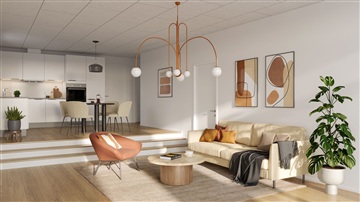 3 værelses hus/villa inkl. parkering