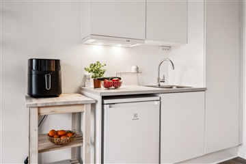 Moderne og lys 1-værelses lejlighed