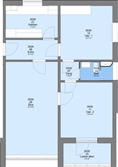 84 m2 lejlighed på Kildegaarden