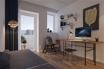 2 værelses lejlighed på 35 m2