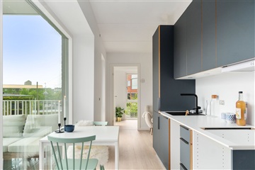 Flot 3-værelses lejlighed med attraktiv beligge...