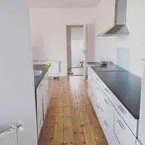 Stor lejlighed i 2 plan