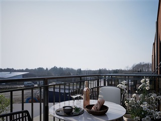 Indbydende 2-værelses med god plads og altan på...