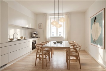 3 værelses lejlighed på 116 m2