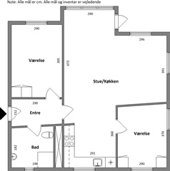 Teglvænget, 92 m2, 3 værelser, 5.948 kr.