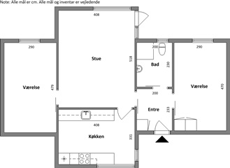 81 m2 lejlighed på Hammelmosevej