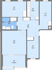 100 m2 lejlighed på Daddellunden