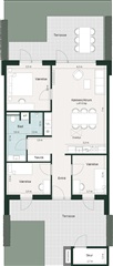 92 m2 hus/villa. Husdyr er tilladt
