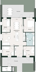 5 værelses hus/villa på 107 m2