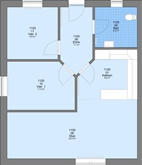 90 m2 lejlighed i Ølgod