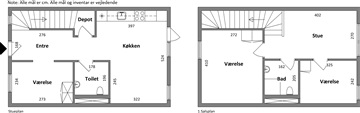 102 m2 lejlighed på Bødkervej