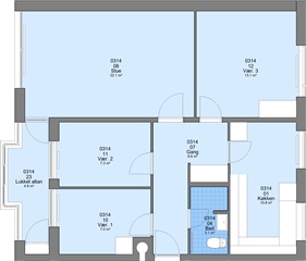 Vestervangsvej, 91 m2, 4 værelser, 5.842 kr.