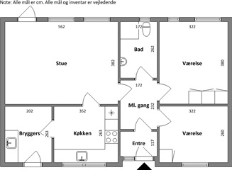 Snebærvej, 82 m2, 3 værelser, 7.613 kr.