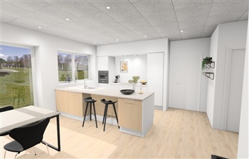 Nybygget, energivenlig og moderne hus til leje ...