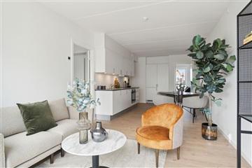 91 m2 lejlighed. Husdyr er tilladt
