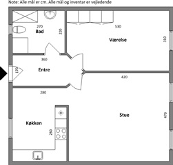 Skomagertorvet, 73 m2, 2 værelser, 5.515 kr.