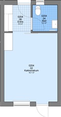 32 m2 værelse i Outrup