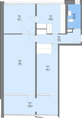 92 m2 lejlighed på Houlkærvej