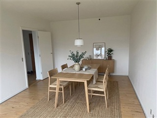 Lejlighed Lys og rummelig 1-værelses på 59 m2 med grøn udsigt – parkering og husdyr tilladt