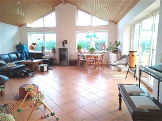 Hus/villa Fint hus med brændeovn, udestue, carport, værksted og have