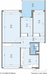 4 værelses lejlighed på 92 m2