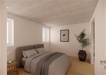 NYHED! Lyst rækkehus i ét plan med terrasse, ...